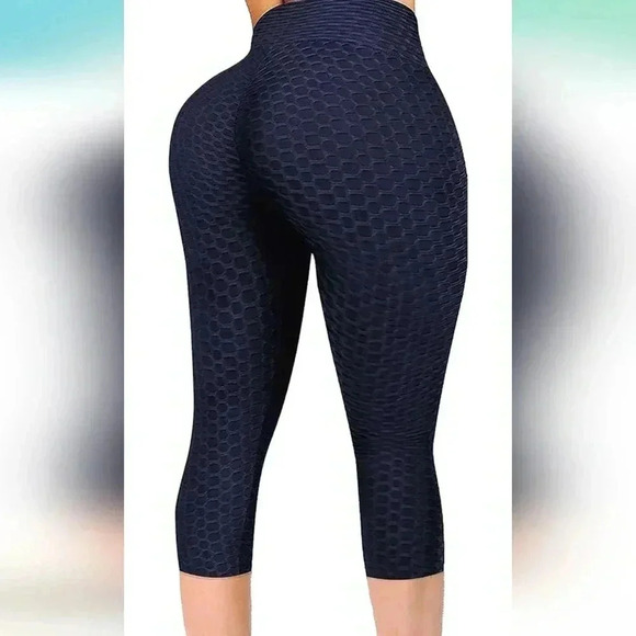 Butt Lifting Leggings for Women Tummy Control Workout Yoga Pants High Waist EUC - Picture 1 of 14
